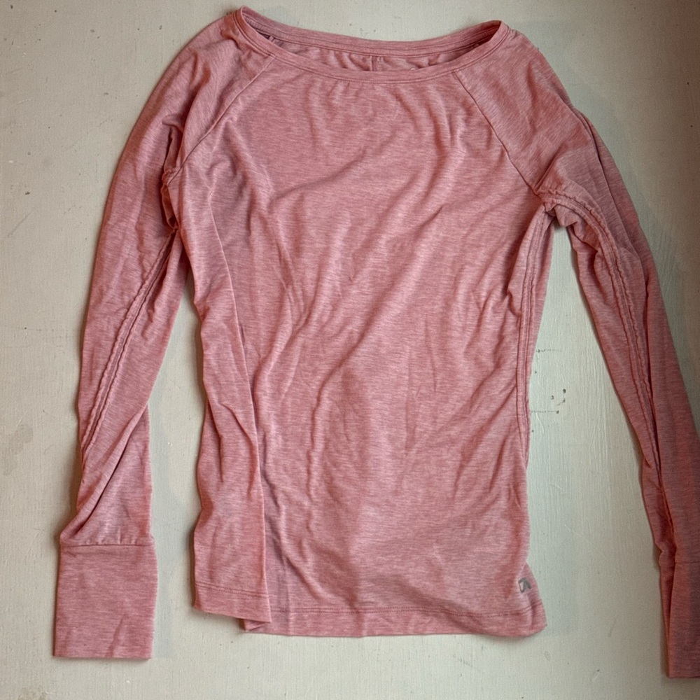 Light Pink Women’s Gap Fit Breath XS long sleeve shirt